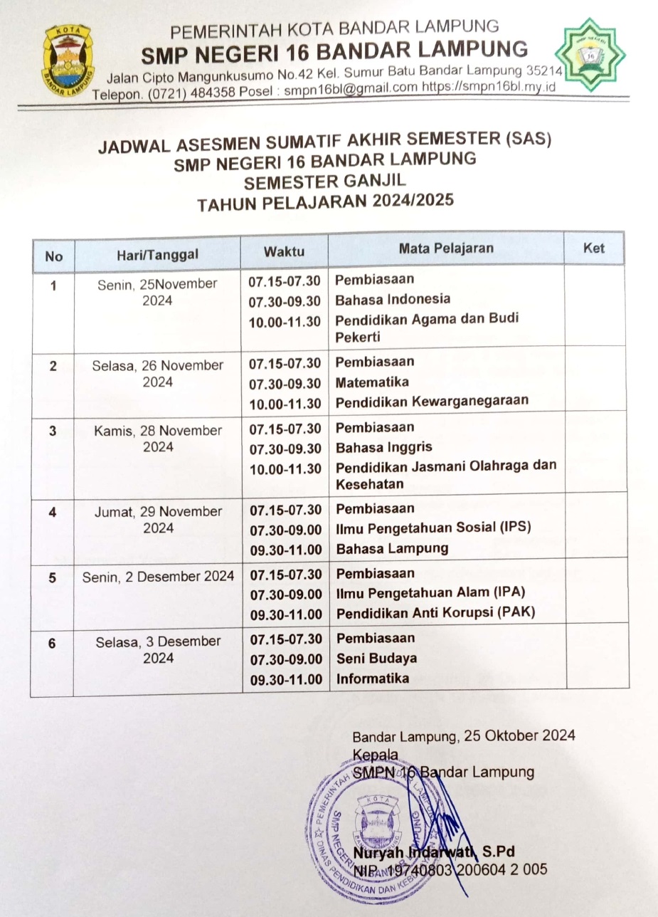 jadwal